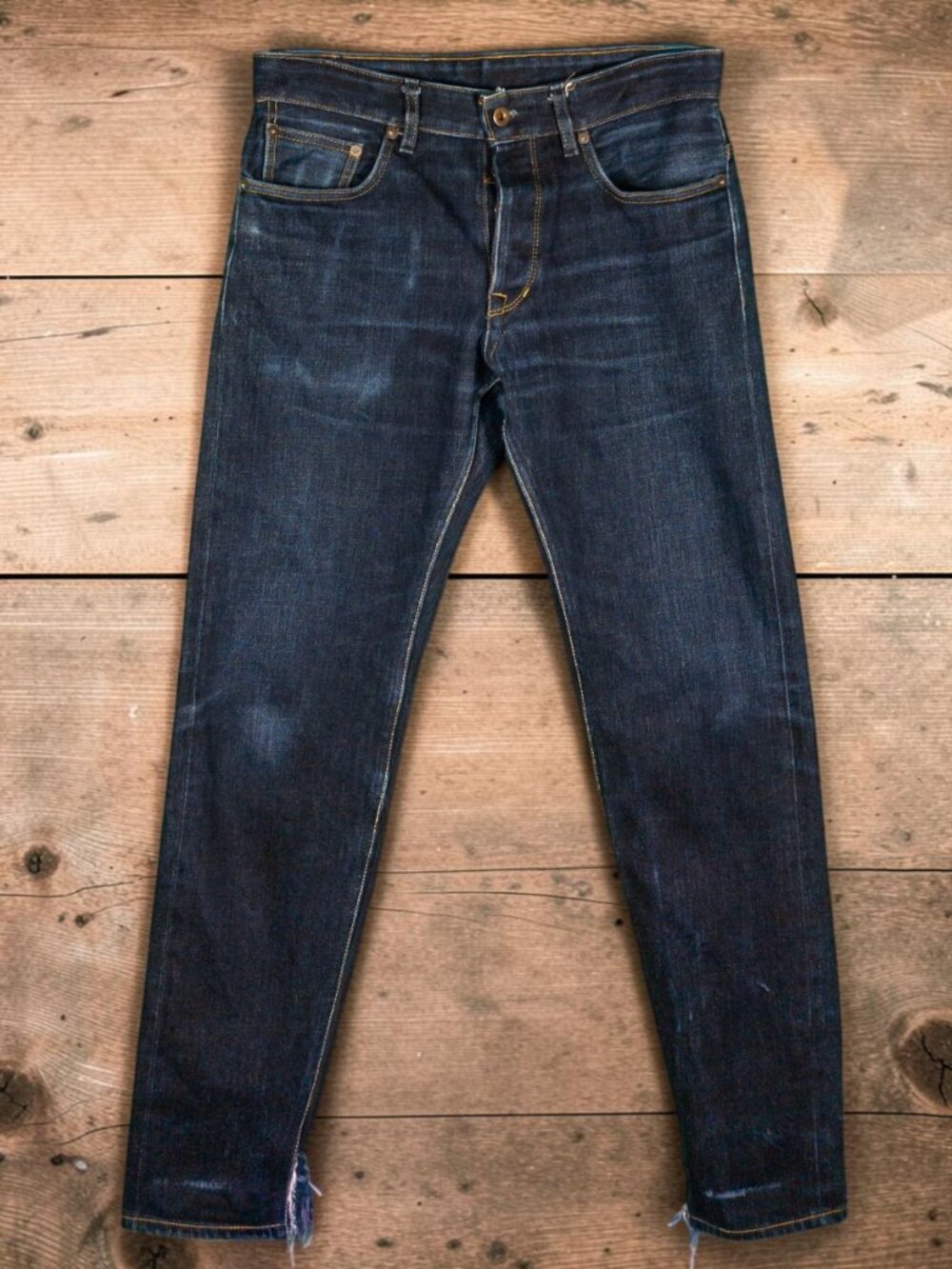 Railcar Fine Goods Jeans 32W 31L Dark Indigo Made USA